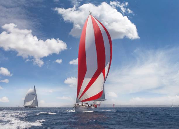 istock Sailing super yachts at the Mediterranean Sea 2193994287