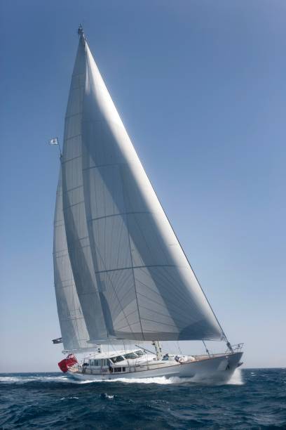 istock Sailing super yachts at the Mediterranean Sea 2193994331