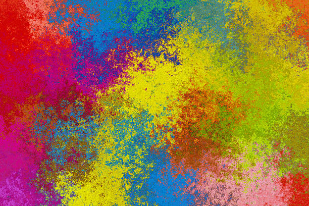 Background image color explosion, interplay of bright colors