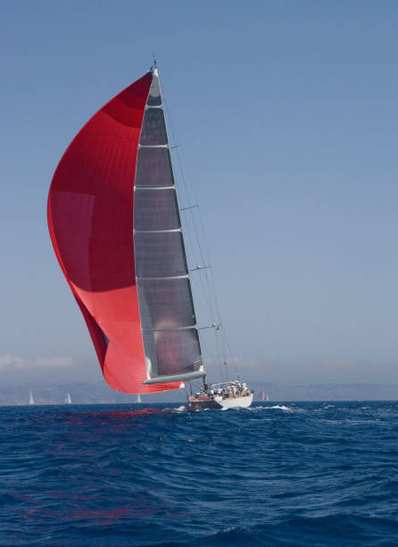 istock Sailing super yachts at the Mediterranean Sea 2193994507