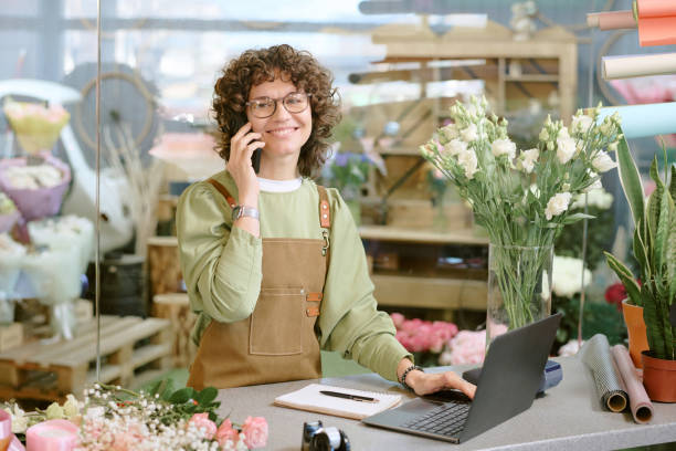 istock Successful Florist in Shop 2193999165
