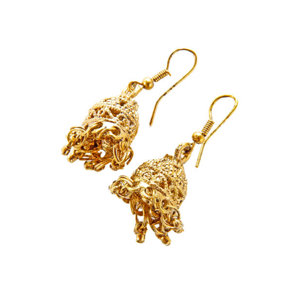 istock Golden indian traditional  indian earrings 2194008229