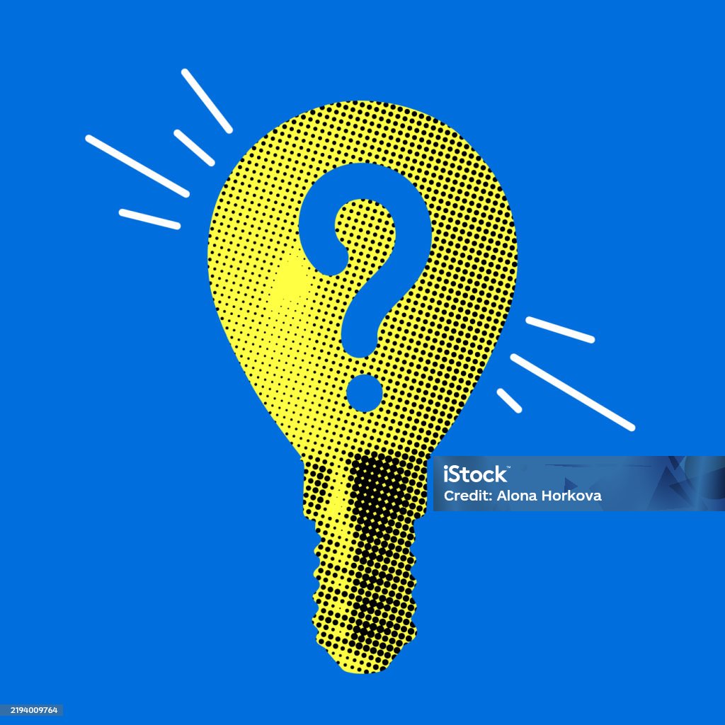 Questions Light Bulb Light Bulb With A Question Mark Inside Stock Illustration - Download ...
