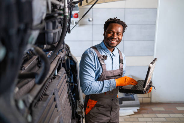 istock Truck repair and service. 2194017042