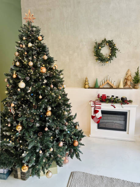 istock Christmas living room decor 2194020329