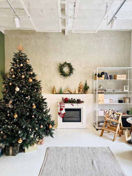 istock Christmas living room decor 2194020337