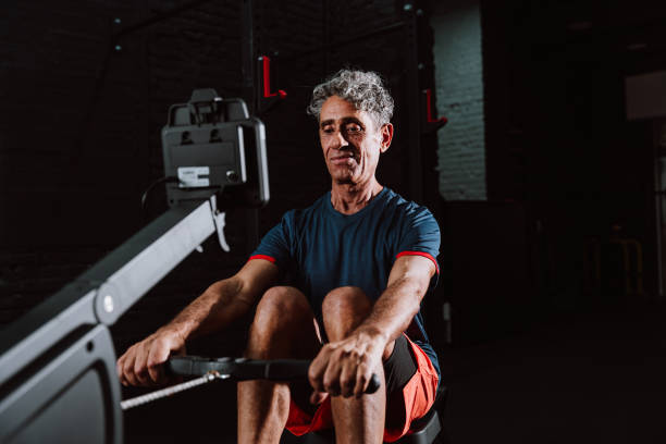 istock Fit senior man in the gym. 2194026658