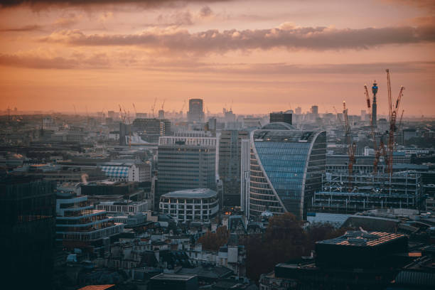 istock Evening Skyline Featuring St. Paul's Cathedral in London 2194039869