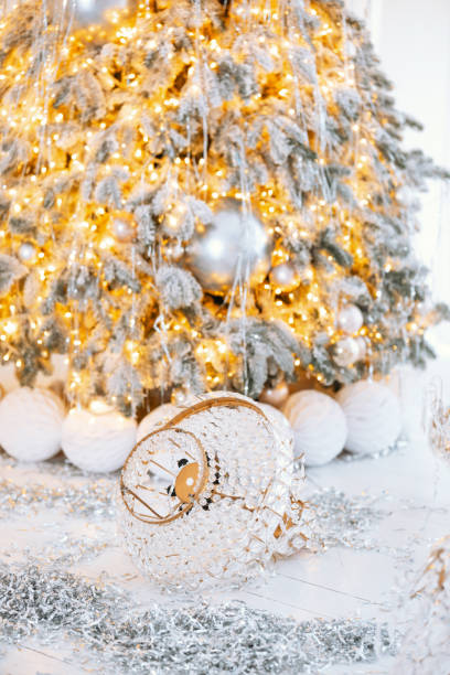 istock Festive winter wonderland featuring a beautifully decorated Christmas tree 2194040116