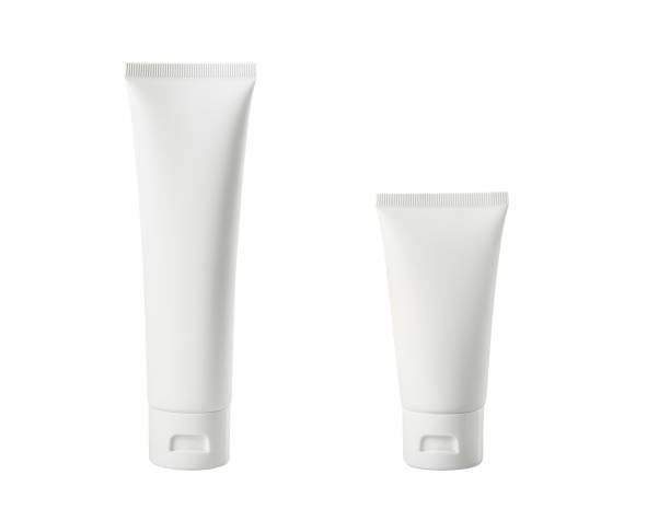 istock Elegant White Cosmetic Tubes mockup isolated on white 2194048036