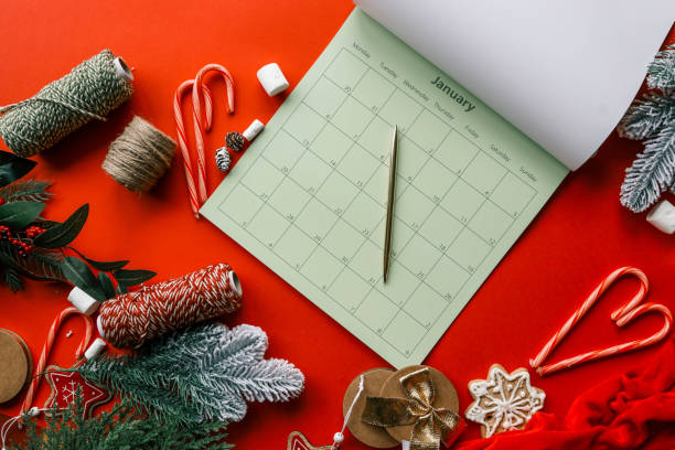 istock January 2025. Resolution, strategy, solution, goal, business and holidays. Date - month January 2025. Page of annual monthly calendar January 2025. planning new year 2194048044