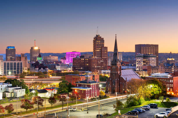 istock Syracuse, New York, USA Town Skyline 2194056950