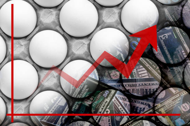 istock Egg Prices and Inflation with Red Arrows 2194076349
