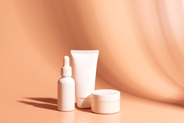 istock Facial cosmetic products, serum and moisturizer 2194077548
