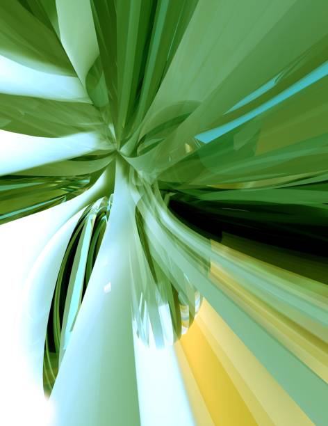 Abstract Green Background Blurred Colorful Background