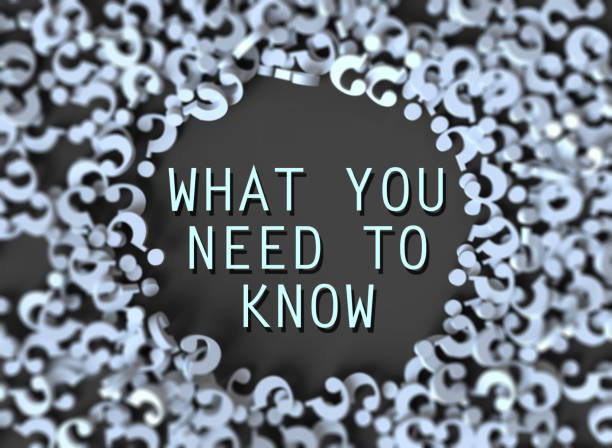 WHAT YOU NEED TO NOW word in Question marks