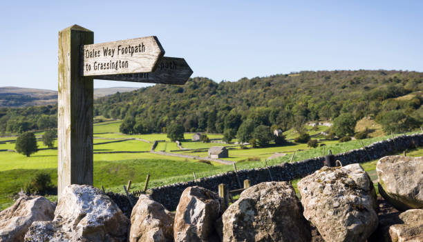 istock Dales Way footpath sign, Grassington, Yorkshire Dales, UK 2194087006