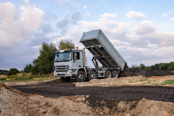 istock Dump or truck at a construction site in a quarry. Powerful modern equipment for earthworks. Construction site. Heavy dump at work. Building machines. Earthworks. 2194090206