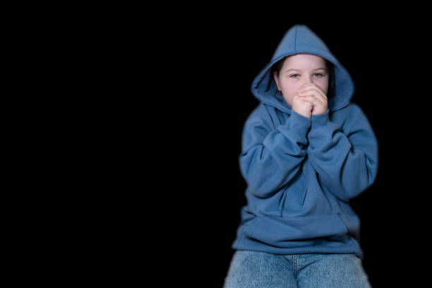 istock Girl in the dark 2194099612