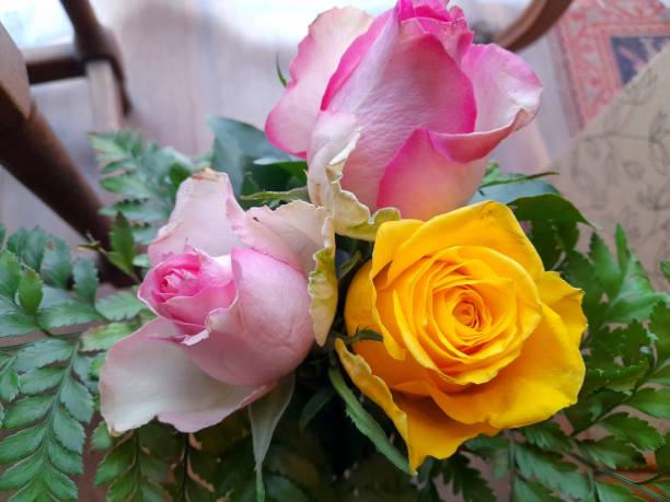 Rose bouquet with 3 roses