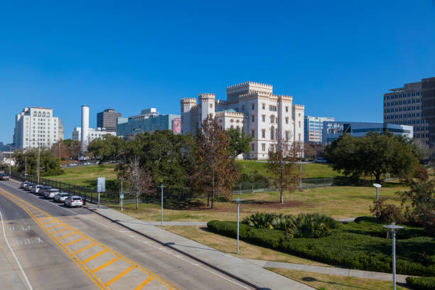 istock Old State Capitol and Baton Rouge Skyline 2194109289
