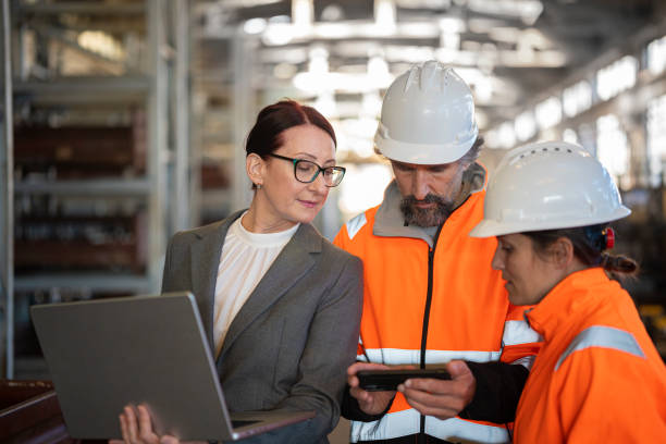 istock Industrial AI Inspection: Teamwork And Expertise 2194116713