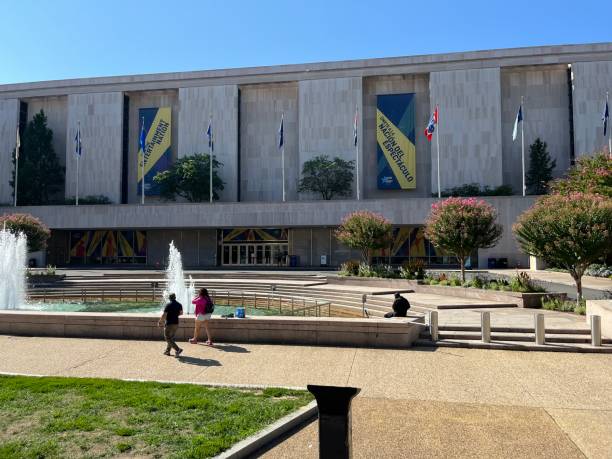 Washington, D.C., USA - View of the Smithsonian Institution’s National Museum of African American History and Culture on a sunny morning.