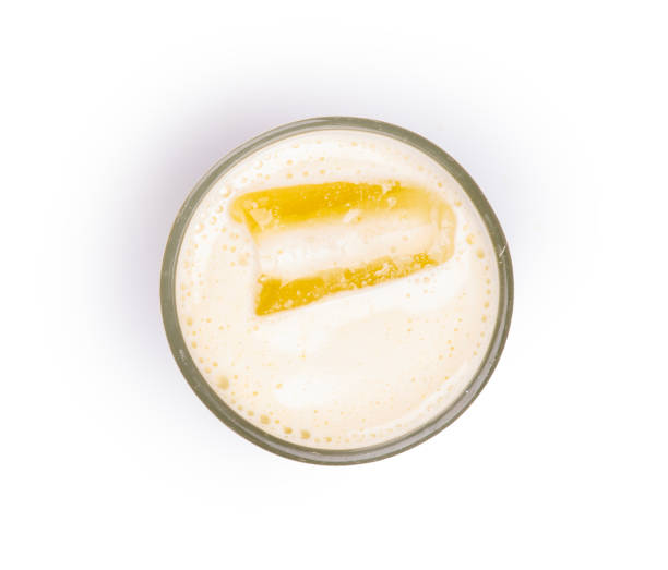 istock refreshing garapa sugarcane juice typical brazilian sweet drink made from cane sugar with lemon top view 2194119355
