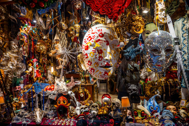 istock Artistic Carnivale masks from Venice. 2194120592