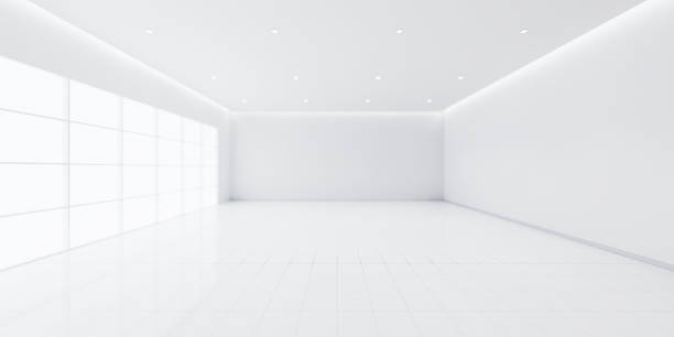 3d rendering of blur background look clean, bright and shiny.