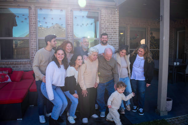 istock Multigenerational Family poses for portrait 2194131373