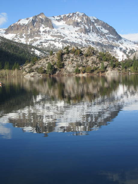 istock Perfect reflection of the mountain on the lake 2194139313