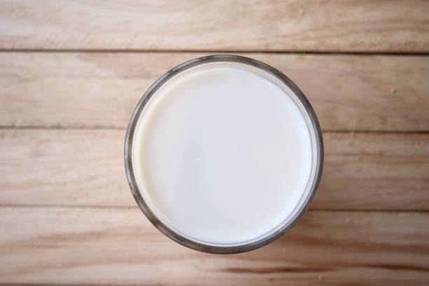 istock Tofu milk on wood background 2194141204