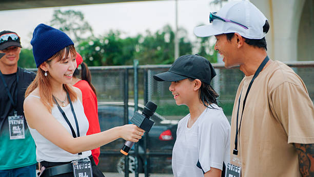 Skateboard competition , skateboard park , game interview