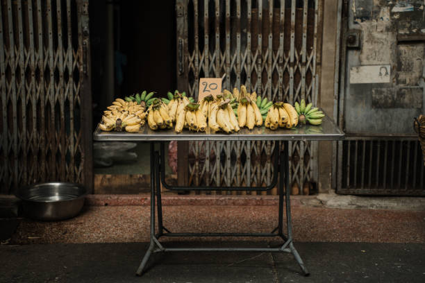 Banana vendor, Bangkok, Thailand