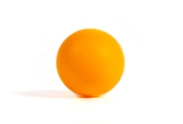 istock Orange ping pong (table tennis) ball isolated on white background 2194147604