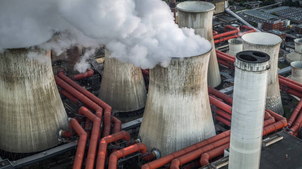istock Aerial view of a power station 2194154776
