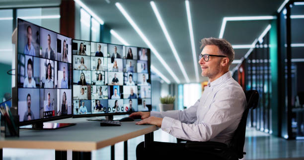 istock Video Conference Call. Remote Virtual Meeting 2194154903