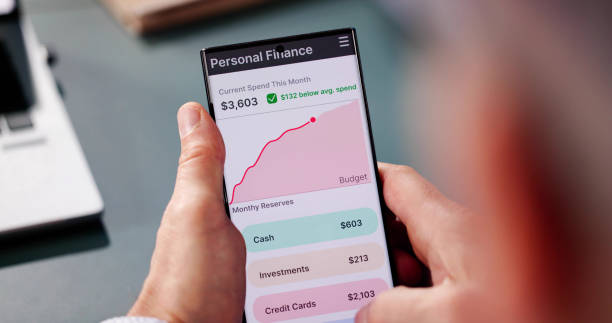 istock Money Planning Budget Tracker App 2194154960