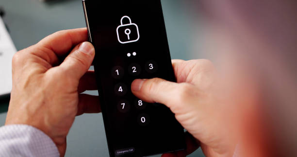 istock Cybersecurity Password On Phone. Bank Password 2194154983