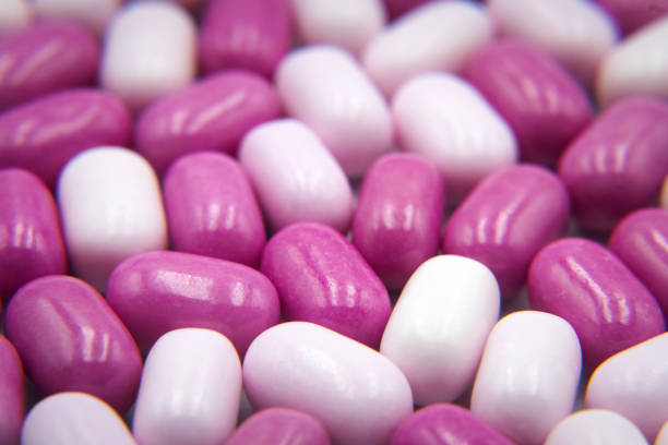 Lots of salty licorice up close.