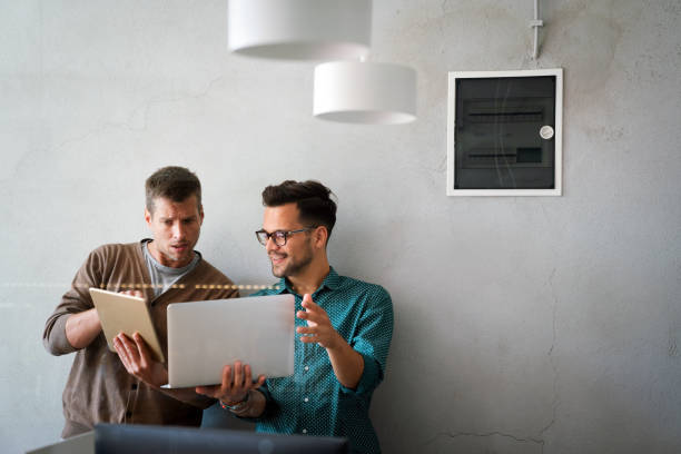 istock Investors brokers analysing indexes online cryptocurrency stock. 2194172810