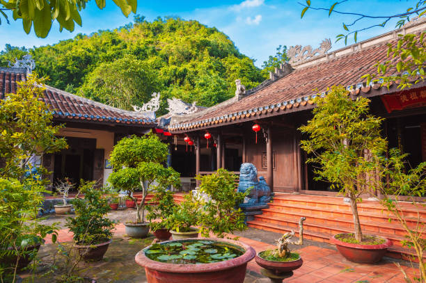 Marble Mountains Buddhist Temple in Da Nang afternoon