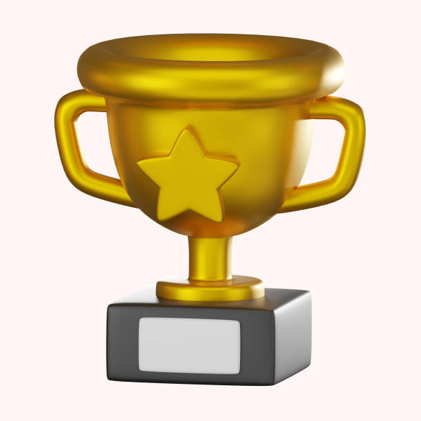 istock 3D render, Glory Trophy for Achievement and Celebration, Icon Illustration 2194177244