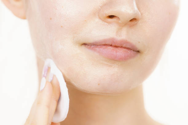 istock Girl removes mask cosmetic 2194191309