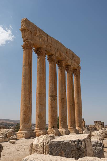 istock Majestic stone columns in Baalbek archaelogical complex. Lebanon. 2194192723