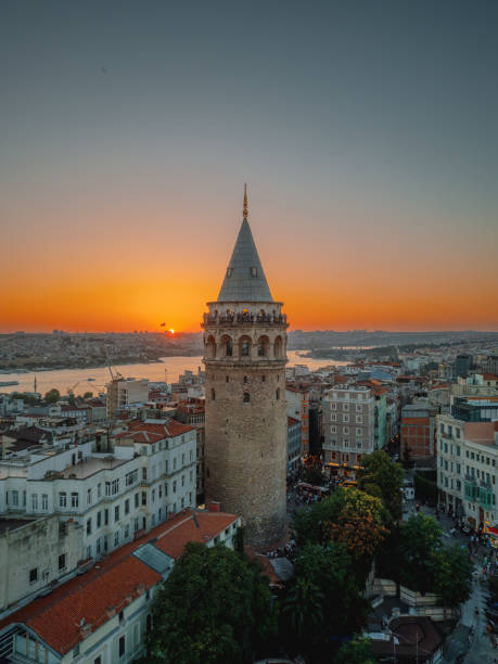 istock Galata Tower at Sunset Overlooking Istanbul, Turkiye 2194196273