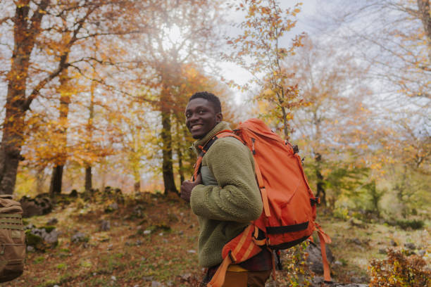 istock Portrait of a young male backpacker 2194196800