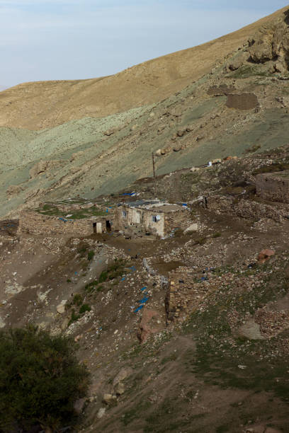 istock Lonely old stone house in the mountains 2194197036