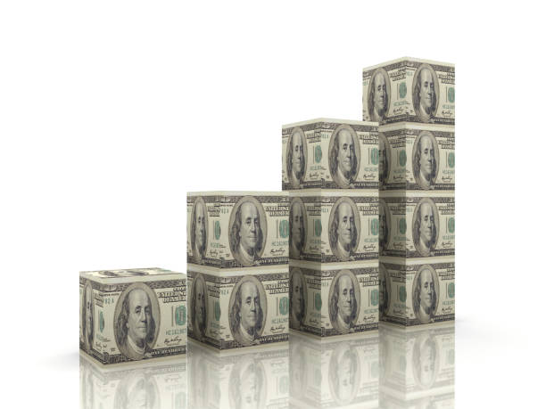istock Money graph stock market finance growth chart 2194197183